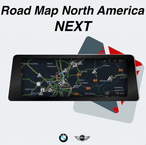 Original bmw road map - original, north