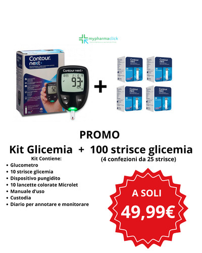 Contour next glucometro kit - contour,