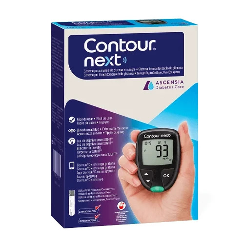 Contour next glucometro kit - contour,
